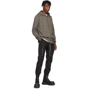 Rick Owens Black Zip Cargo Joggers Pants Tecuatl Size 32 - 38 50 Italy NEW NWT